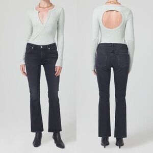 Citizens Of‎ Humanity Emannuelle Mid Rise Slim Boot 29 Black Ink 30” Inse…